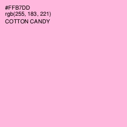 #FFB7DD - Cotton Candy Color Image